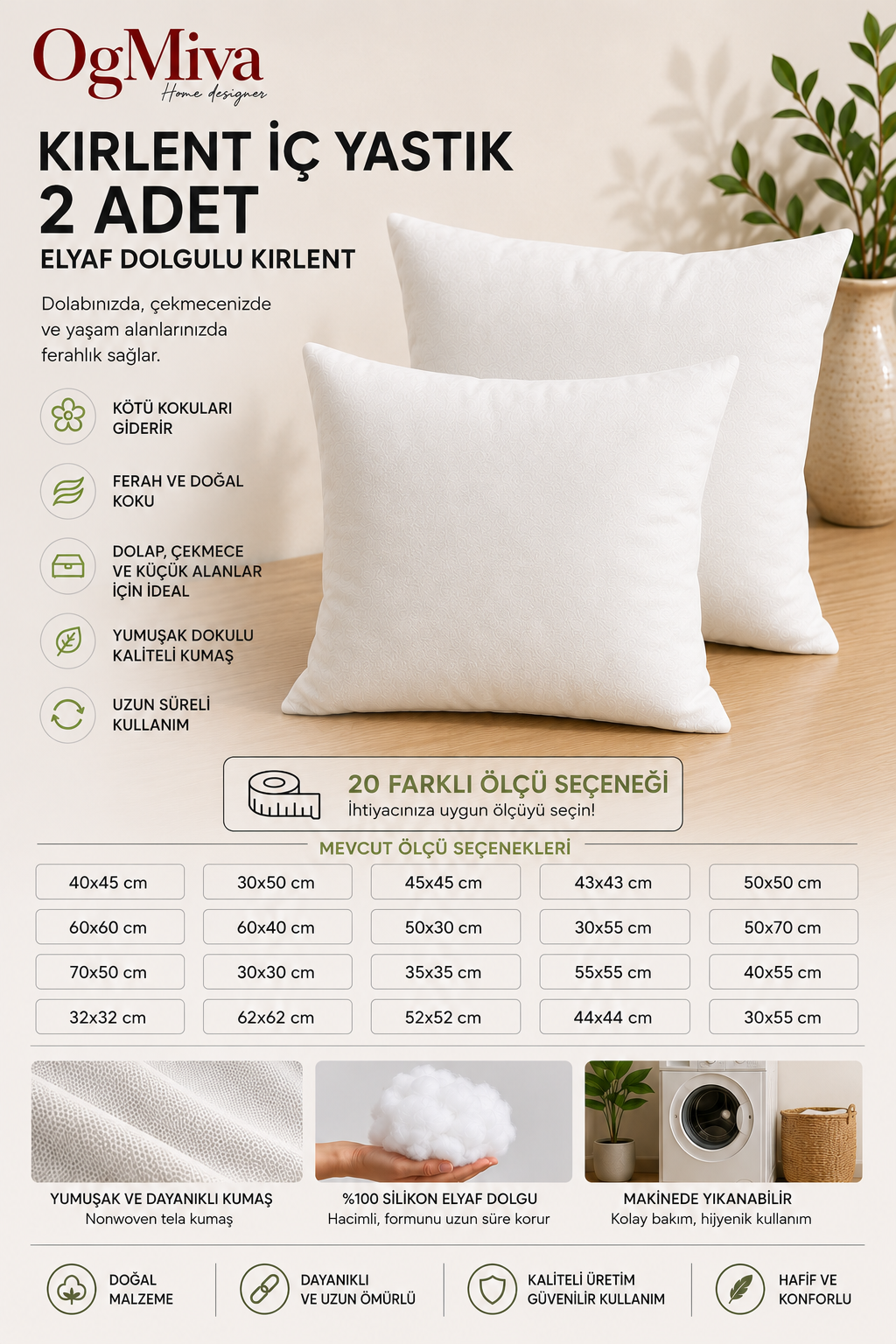 OgMiva markalı kırlent ürünleri